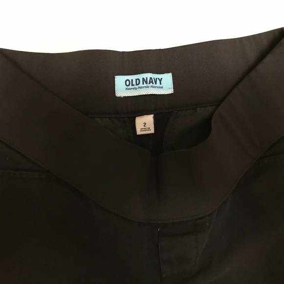 Old Navy Maternity black flare pant 2 - Picture 2 of 3